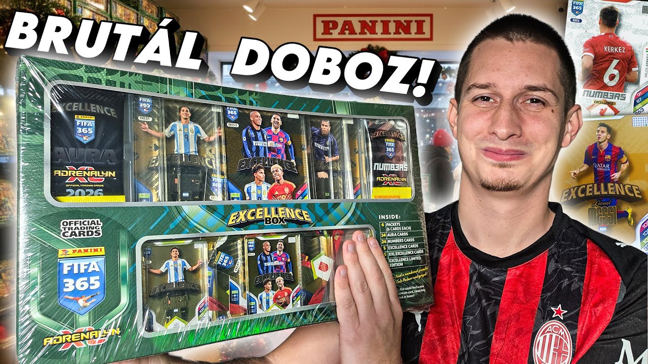 Panini Adrenalyn XL FIFA 365 2026 | Excellence Doboz Bontás!