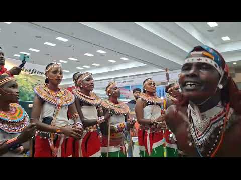 The Samburu Performing At The Getaway Tourism Fair At Sarit Centre