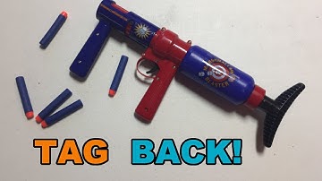 TAG BACK! - Marshmallow Blaster (High-powered, Compact Air Blaster) | Walcom S7