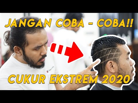 Cukur Model Rambut BOTAK KEREN - YouTube