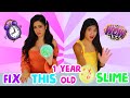 FIX THIS 1 YEAR OLD SLIME CHALLENGE WITH MY BFF MY MOM!