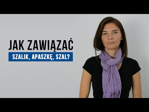 Wideo: Jak Zawiązać Szalik Angielską Gumką