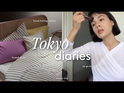 【1週間vlog】夫婦ブランチ・蚤の市・お気に入り香水紹介♡展示会・セカンドハウス内見・夏休みパッキング&ヘッドスパ🌿