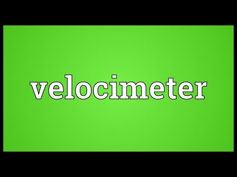Header of velocimeter