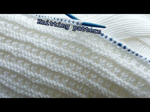 Wow! *＊✿❀❀✿＊* The Easiest and Fastest Knitting Stitch Ever! So Beautiful!