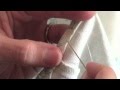 How to Hem a Dress by Hand Using the Blind Stitch (blind hem)