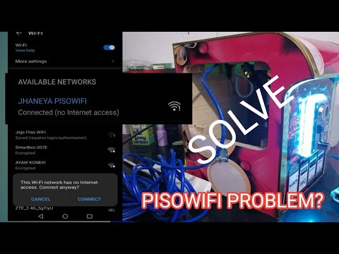 NO INTERNET ACCESS PROBLEM SOLVE/PISO WIFI PROBLEM