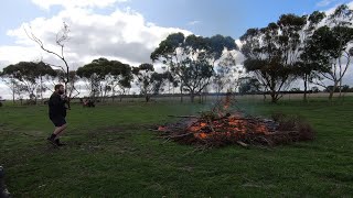 A Quiet Day On The Farm. Farming In Australia