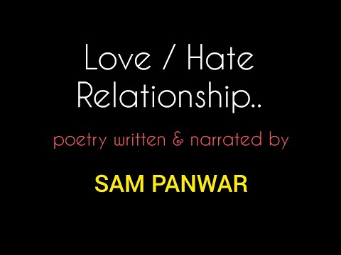 Love Hate Relationship The Cutest Relationship Ever Hindi Poem Sam Panwar Youtube