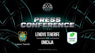 LIVE - Lenovo Tenerife v Unicaja | Final Press Conference | #BasketballCL 2023