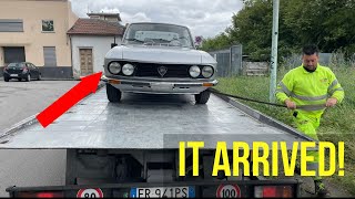 IT ARRIVED! Imported Lancia Fulvia 1.3S First Look