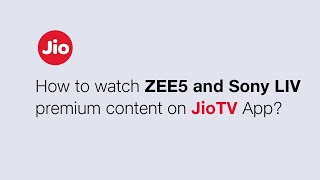 How to Watch ZEE5 and SonyLIV Premium Content on JioTV App screenshot 4