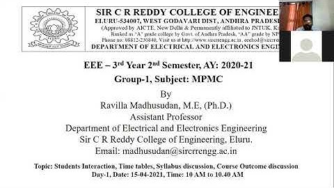 Microprocessors & Microcontrollers || Lecture-1 || Introduction & Course Outcomes of MPMC
