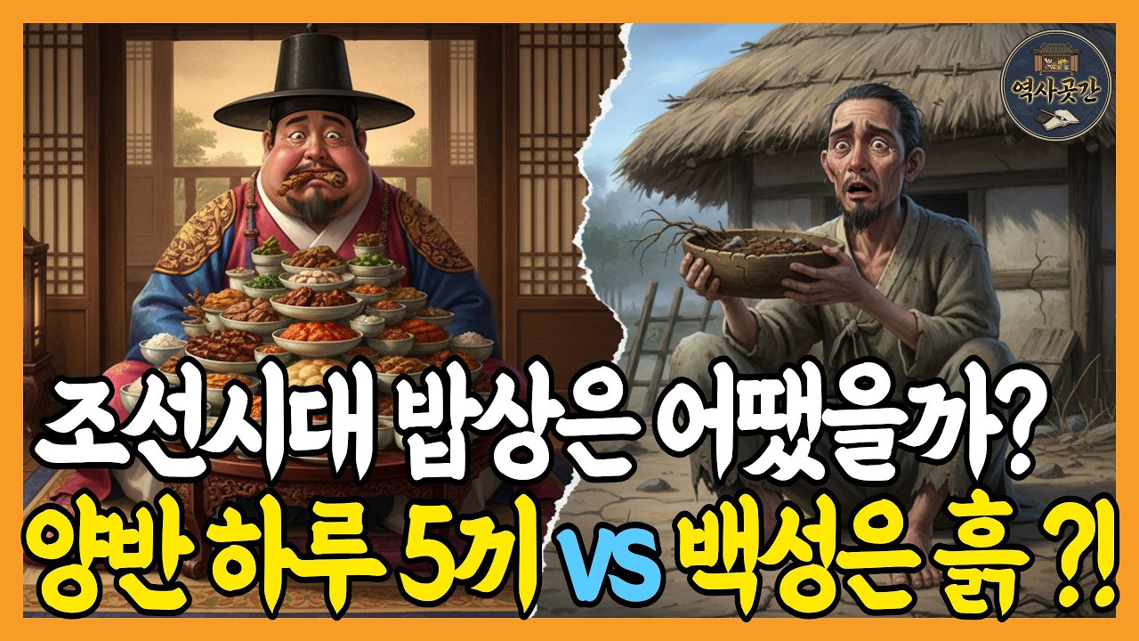 [한국사]조선시대 사람들은 무엇을 먹고 살았을까? | 조선시대 | 조선역사 |