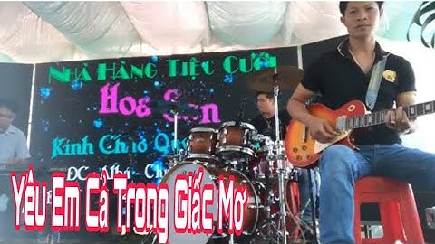 Nhạc Sống Đám Cưới Remix | Yêu Em Cả Trong Giấc Mơ| Drum Thái Tuấn | Band 4in1