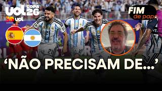 ARGENTINA MOSTRA POTENCIAL DIFERENTE NESTA COPA DO MUNDO, QUE É... CASAGRANDE ALERTA ESPANHA