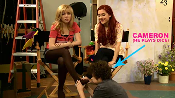 Jennette Mccurdy barefoot massaged in brown opaque tights