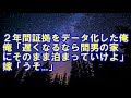 俺「遅くなるなら間男の家にそのまま泊まっていけよ」嫁「うそ...」俺「嘘じゃないよ現実だよw」【修羅場人生道場】