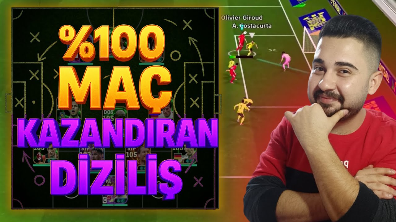 %100 MAÇ KAZANDIRAN YENİ META DİZİLİŞİM! KESİNLİKLE DENEYİNİZ! 🔥  eFootball Mobile 2025