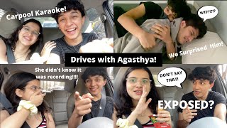 Carpool Karaoke, Gossip Session & Mukbang with @TheTaneeshow!!!- Drives With Agasthya Ep 1