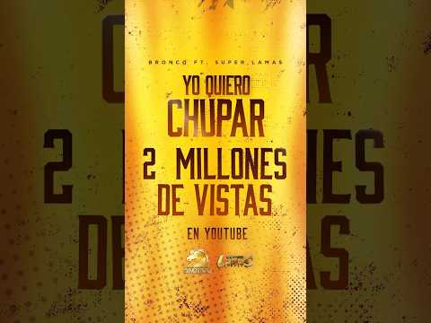🥳🍻 “Yo Quiero Chupar” ya suma 2 millones de visualizaciones, gracias gente bella.