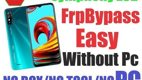 SYMPHONY Z32 FRP BYPASS GOOGLE ACCOUNT BYPASS SYMPHONY Z32 । Android 10।2022