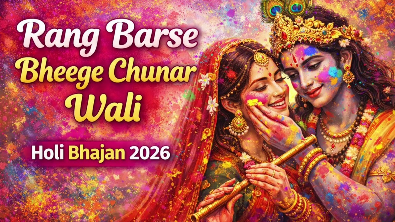Rang Barse Beege Chunar Wali | रंग बरसे भीगे चुनर वाली | Radha Krishna Holi Special 2026