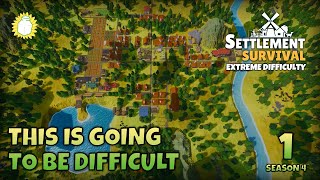 Can We SURVIVE in EXTREME Difficulty? | Settlement Survival | S4 - Part 1