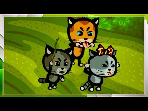 😻😻😻Три котенка - 🐾 Кто тебя сильнее (9 серия - 1 сезон) | Мультфильм про котят 🐾