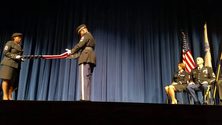 The 13 fold of the American flag