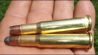 30-30 Winchester 150GR bullet test on 3/8 mild steel.