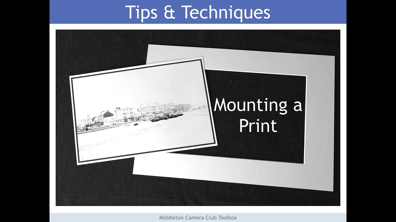 How to mount a print YouTube