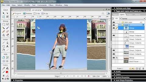 Magazine Cutout Effect - Fireworks CS3