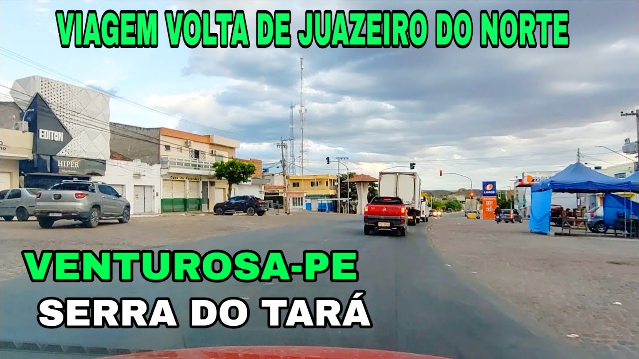 VIAGEM VOLTANDO DE JUAZEIRO DO NORTE-CE PASSANDO EM VENTUROSA / SUBINDO A SERRA DO TARÁ BR424 #
