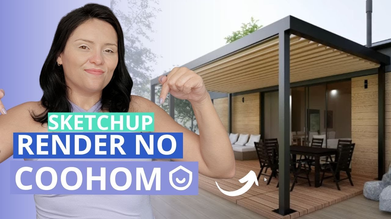 COMO FAZER UPLOAD DE UMA CASA FEITA NO SKETCHUP E RENDERIZAR NO COOHOM ...