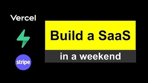 How to launch a SaaS product in a weekend (Vercel + Supabase + Stripe)