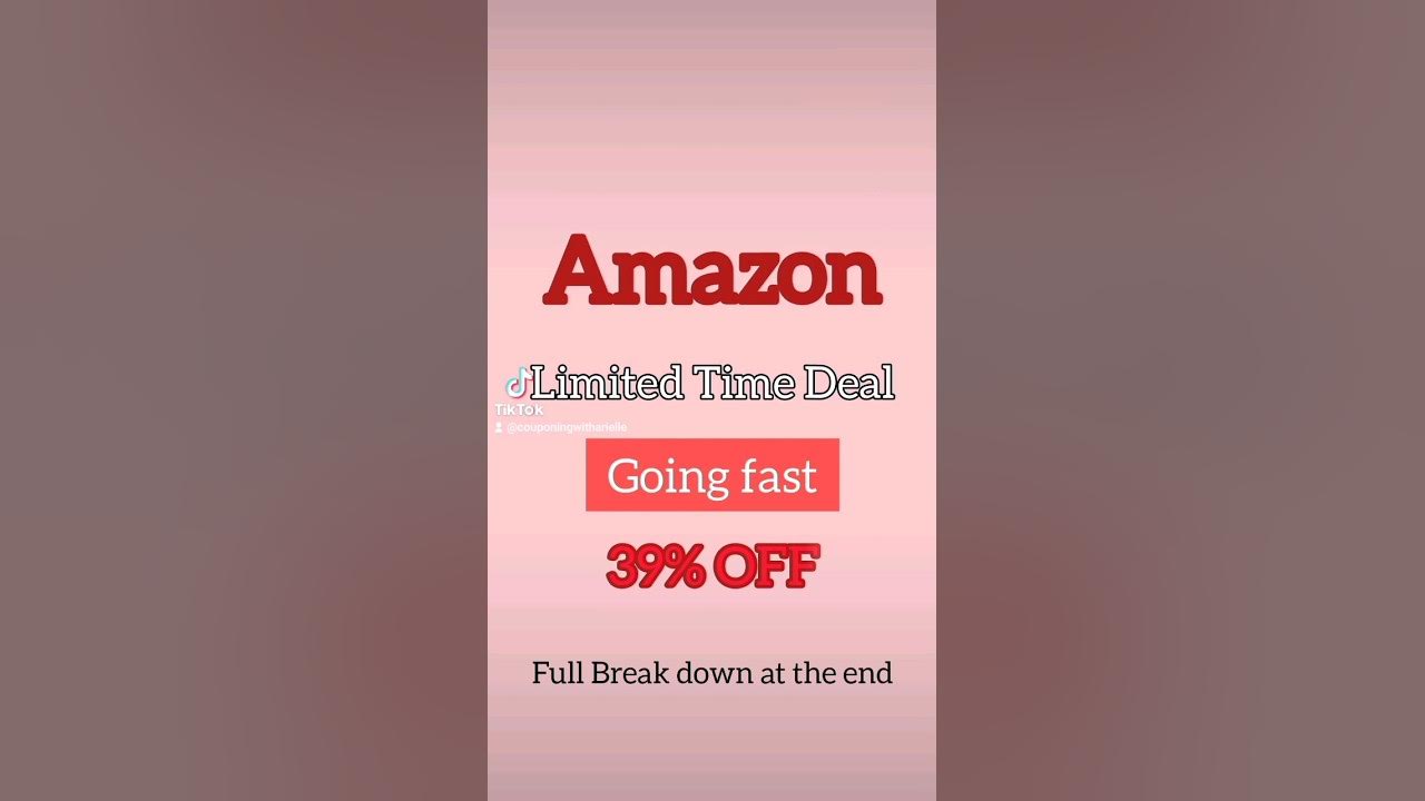 Amazon limited time deal of the day / Amazon daily deal / Amazon Must have YouTube