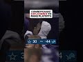 Cowboys playoff chances fall after loss on TNF #shorts