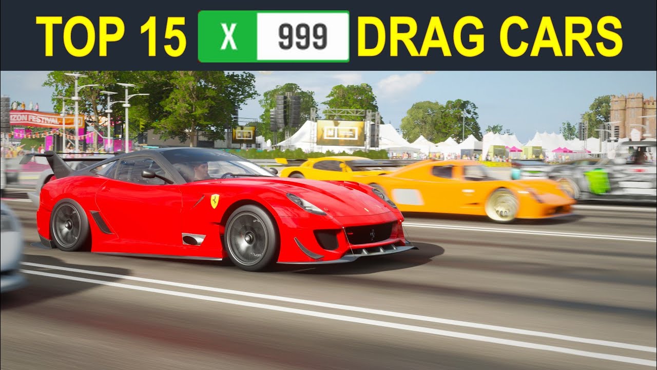 NEW* TOP 15 X999 FASTEST Drag Cars in Forza Horizon 4 I Is The