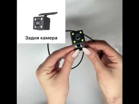 Відеореєстратор автомобільний акумуляторний передній та задній об'єктив 12 Мп Wi-Fi віддалений доступ T720TP, видео 1