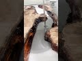 UTT BLACK WALNUT EPOXY TABLE #epoxytable #ModernFurniture #HomeOffice #Handcrafted
