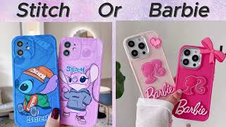 Stitch vs Barbie #choose #gift #chooseone #stitch #barbie