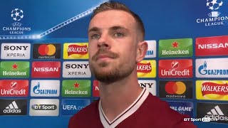 "We basically gave them two goals" - Henderson frustrated after Liverpool v Roma