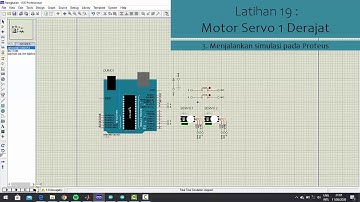 Simulasi Arduino dan Motor Servo menggunakan Software Arduino IDE dan Proteus