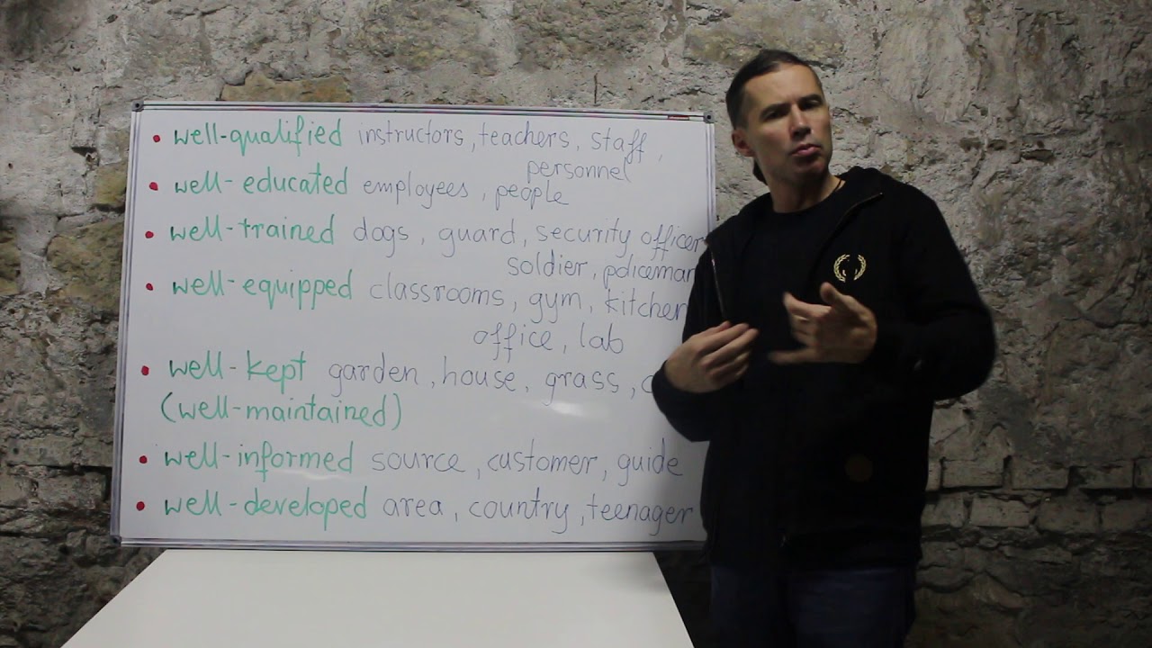 Język angielski - ważne słowa - przymiotnik - YouTube