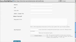 Updating How Your Name Is Displayed On The Blog