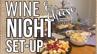 How to Prep for Wine Evening | Affordably Hosting a Wine + Cheese Night | The Green Notebook