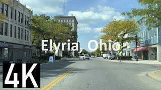 Driving in Elyria, Ohio 4K Street Tour - Downtown Elyria & Area