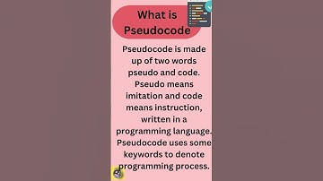 what is pseudocode ? 🤔 #pseudocode  #whatispseudocode