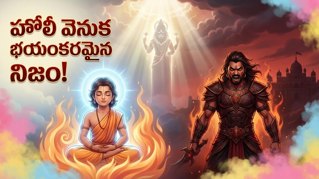 హోలీ వెనుక భయంకరమైన నిజం! | Holi Real Story in Telugu | Holika Dahan Meaning